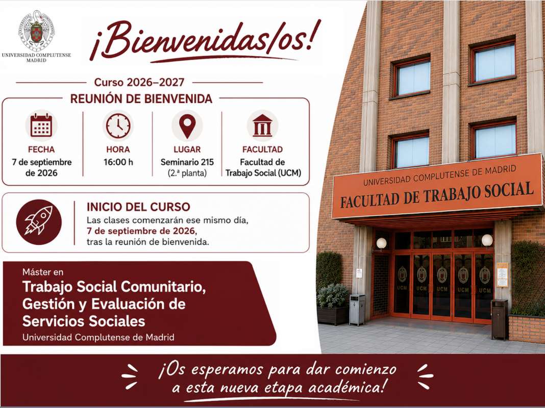 Reunión de bienvenida y comienzo de las clases - Curso 2026/2027 - 1